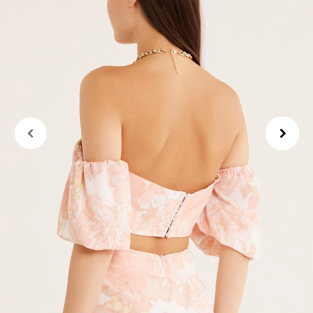 Free People Rummer the label 🏷️ off shoulder 2 piece set - Picture 4 of 9